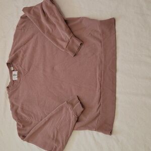 Collusion Blush Pink Crewneck Sweatshirt Boxy Fit Women’s L